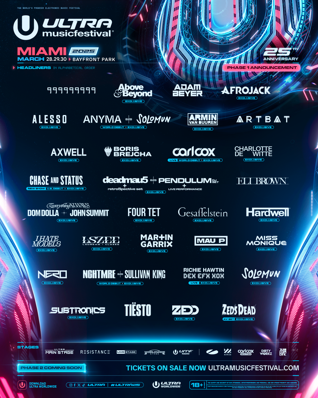 その他 Ultra Music Festival Experience 2004 Ultra Music Festival 2004 Lineup | Grooveist