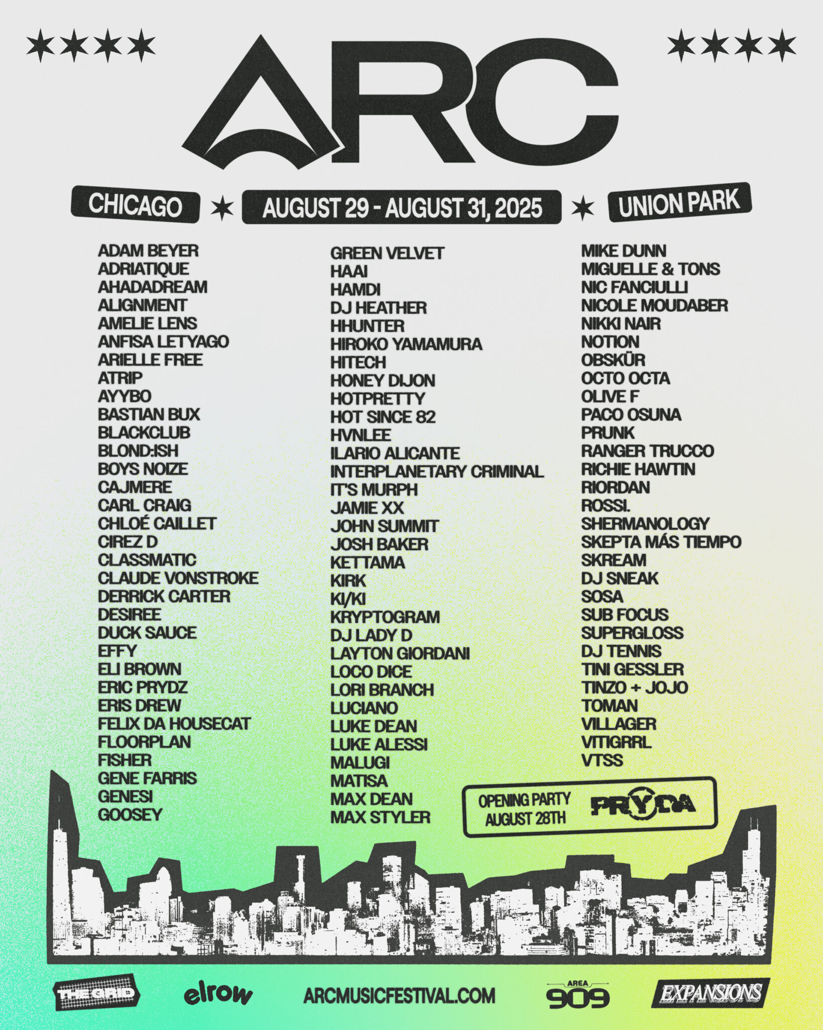ARC Music Festival 2025 A House and Techno Lover’s Dream 🔊🖤 The